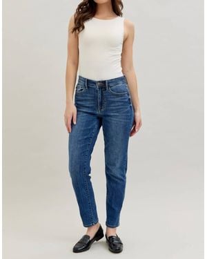 Judy Blue Buttery Soft Shield Back Pocket Stretch Slim Fit - Blue