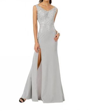 GLS Collective Floor Length Dress - Gray