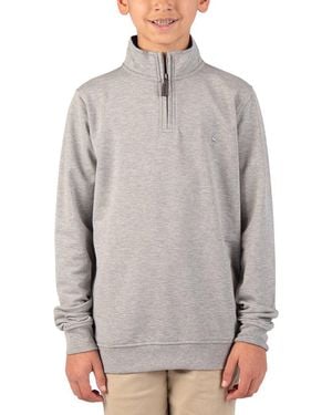 Tailorbyrd Fleece 1/4-Zip Pullover - Gray