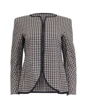 Giorgio Armani Collarless Jacket - Black