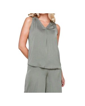 Renuar Airflow Sleeveless Top - Gray