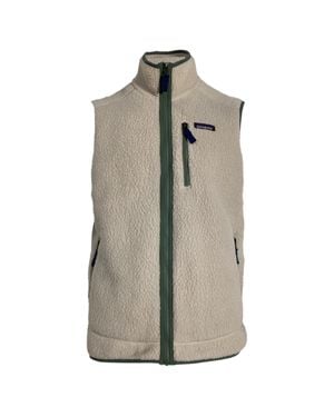 Patagonia Retro Pile Sheared Vest Jacket - White