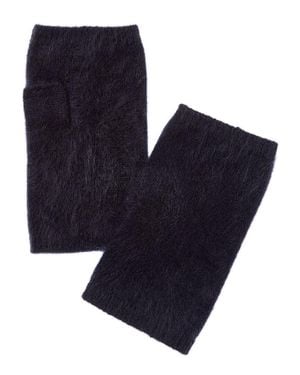 Amicale Cashmere Brushed Cashmere Armwarmers - Blue