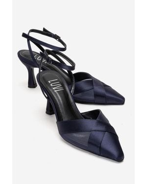 Prologue Shoes Estela Stiletto Pump - Blue