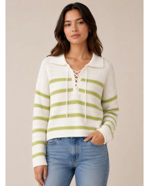 Phoebe Jon Cori Drawstring Sweater - Natural
