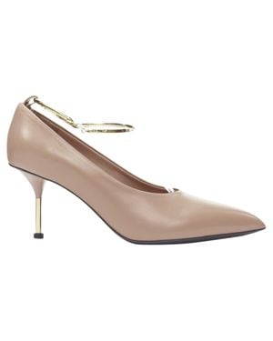 Jil Sander Nude Anklet Point Toe Pump - White