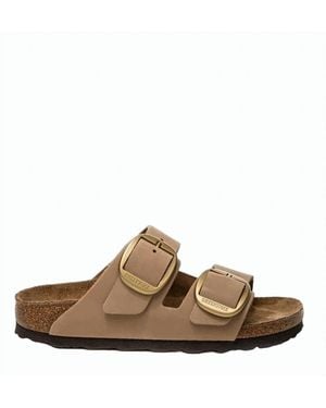 Birkenstock Arizona Double Strap Leather Sandals - Brown