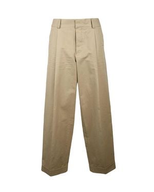 DSquared² High-Waisted Chino Pants - Natural