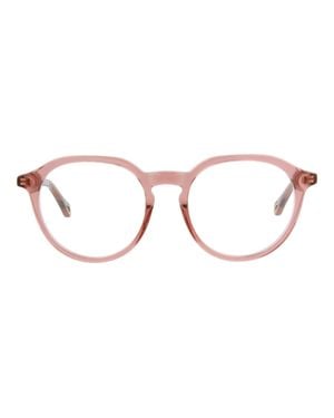 Chloé Round-Frame Bio Acetate Optical Frames - Brown