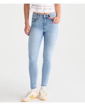 Aéropostale Premium Seriously Stretchy High-Rise Jegging - Blue
