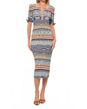 LOVE THE LABEL Faye Knit Dress - Multicolor