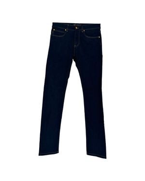 Versace Patched Taylor-Fit Jeans - Blue