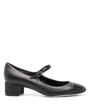 Rene Caovilla Rene Caovilla Kristen Crystal Embellished Pumps - Black