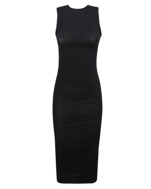 Wolford Sheer Drap Dress - Black