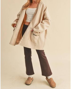 AEMI + CO Esme Oversize Kimono Jacket - Natural