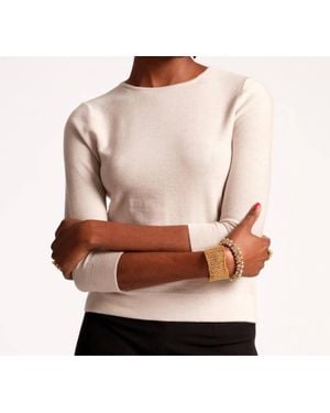 Frances Valentine Rebekah Top Knit Lurex - Brown