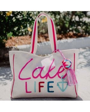 Katydid Lake Life Tote Bag - Gray