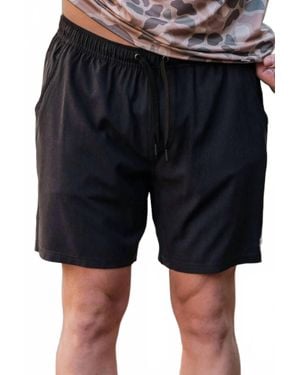 Burlebo Active Athletic Shorts - Blue