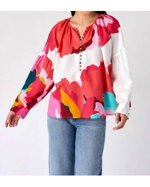 CROSBY BY MOLLIE BURCH Bryleigh Blouse - Red