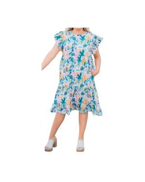 Layerz Clothing Aloha Dress - Blue