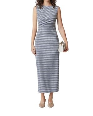 Curaae Diana Midi Dress - Blue