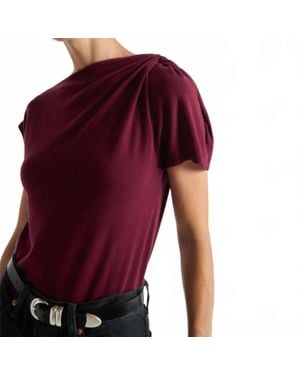Nation Ltd Rosie Knot Top - Red
