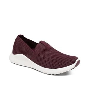 Aetrex Angie Slip On Comfort Sneaker - Purple
