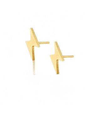 Sahara Lightening Bolt Studs - Metallic
