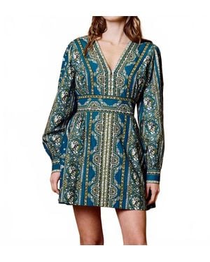 Cleobella Rosalind Mini Dress - Blue