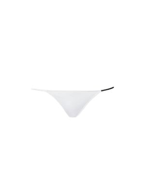 All Sisters Pyramid Bikini Bottom - White