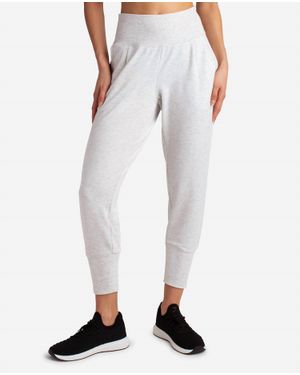 Danskin Slim Tapered Jogger - White