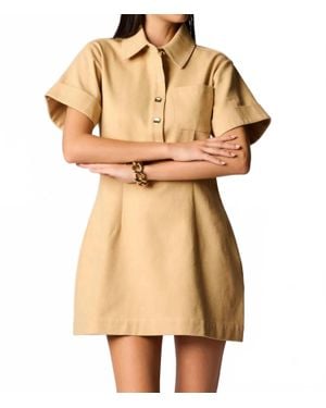 Hevron Beca Dress - Natural