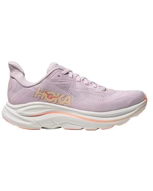 Hoka One One One One Clifton 10 Lilac Cream Tangerine Glow - Black