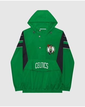 Starter Boston Celtics Home Team Half-Zip Jacket - Green