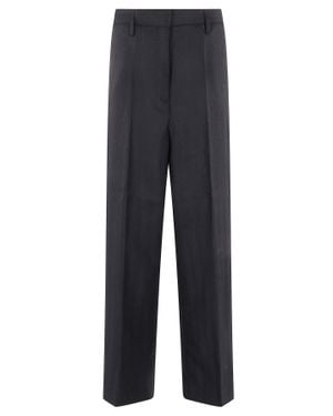 Herskind Powel Wool Low Waist Pant - Blue