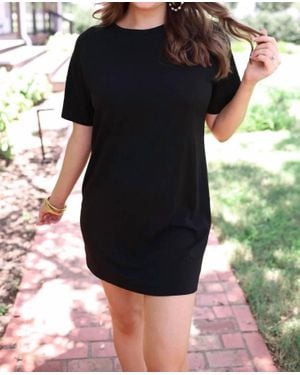 Jess Lea Tshirt Dress - Black