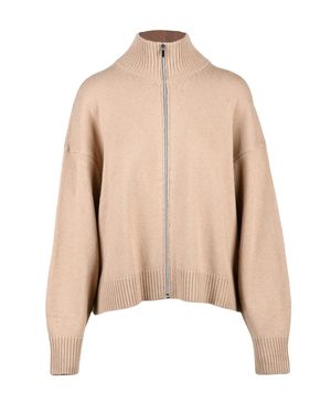 Pennyblack Polyamide-Blend Zip Cardigan - Natural