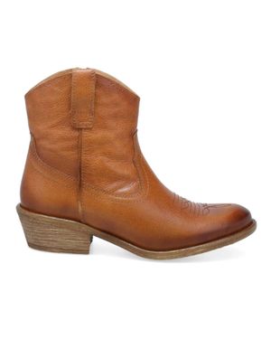 Miz Mooz Carlitos Cowboy Ankle Boot - Brown