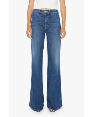 Mother Pipeline Hustler Roller Sneaker Jeans - Blue