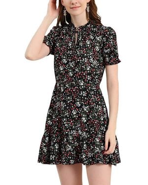 AMINA GLAM Mini Dress - Black