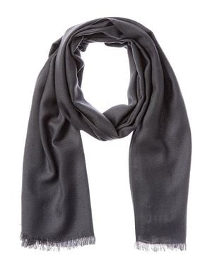 N.Peal Cashmere N. Peal Cashmere Pashmina Stole - Gray