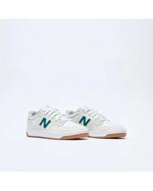 New Balance Numeric 480 Nm480Jdi D Cream Skateboard Shoes Hawk2719 - White