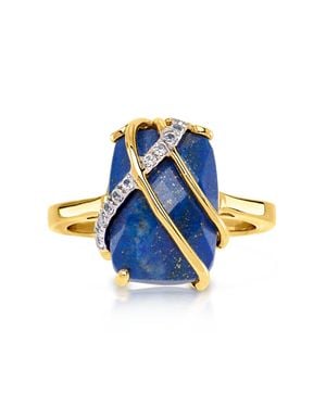 Ross-Simons Lapis And Topaz Ring - Blue