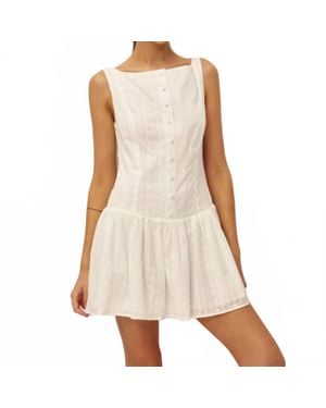 Elodie Bruno Marieka Mini Dress - Natural