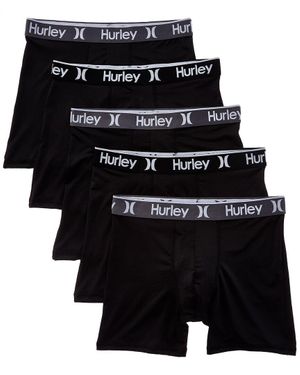Hurley 5Pk Regrind Boxer Brief - Black