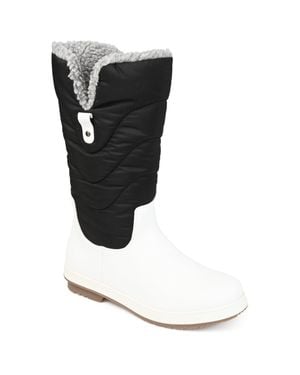 Journee Collection Collection Tru Comfort Foam Pippah Boot - White