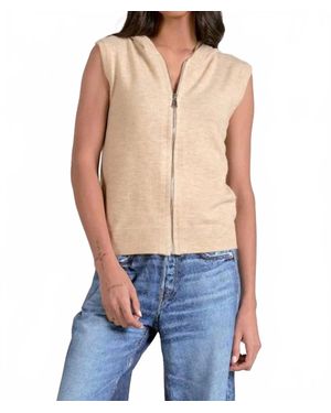 Elan Bridgette Sleeveless Hoodie - Blue