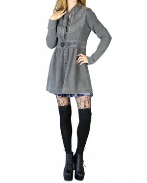 Tough Luv Sgt. Pepper Thermal Boho Jacket - Blue