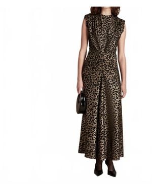Saylor Al Leopard Dress - Black