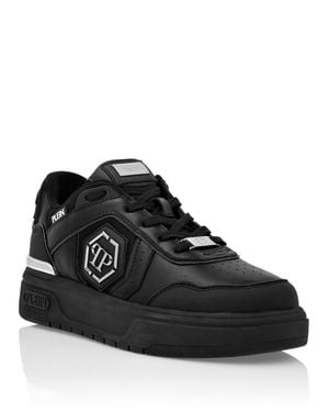 Philipp Plein Lo-Top Sneakers Sk8R Plein Low - Black